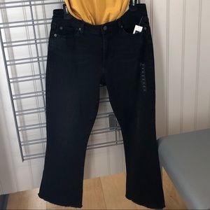 Gap 1969 AUTHENTIC Crop Kick Mid Rise Jeans